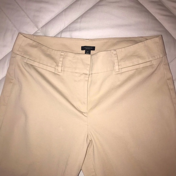 Ann Taylor beige ankle length pants - Size 8 - Picture 4 of 8